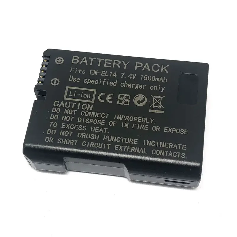 Camera Battery EN-EL14  Battery  for Nikon D3100 D3200 D3300 D5100 D5200 D5300 Charger