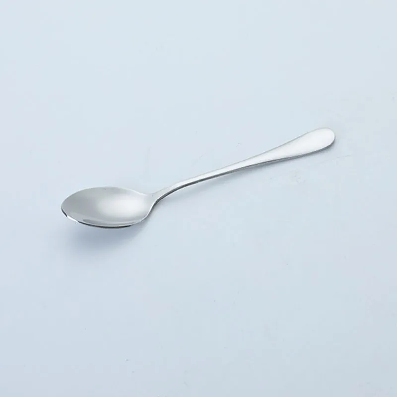 12cm Stainless Steel Pointed Spoon Kitchen Utensils Set Hotel Coffee Spoon Family Dining Pointed Spoon Stirring Spoon C2