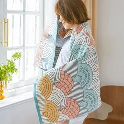 Pure Cotton Gauze Bath Towels Water Absorption Fast Drying Soft Household Bathroom Shower Towel Beach Wrap Large Towel 70*140cm