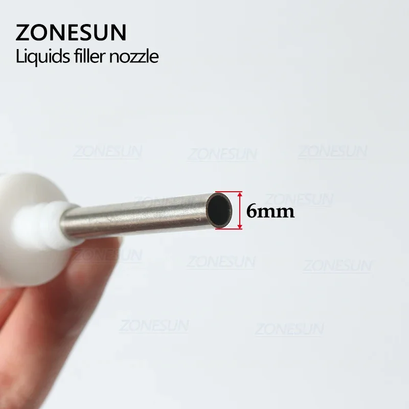 ZONESUN-boquillas para máquina de llenado de líquidos, GFK-160 para viales pequeños digitales de 5mm, boquilla de relleno de tamaño pequeño, pieza