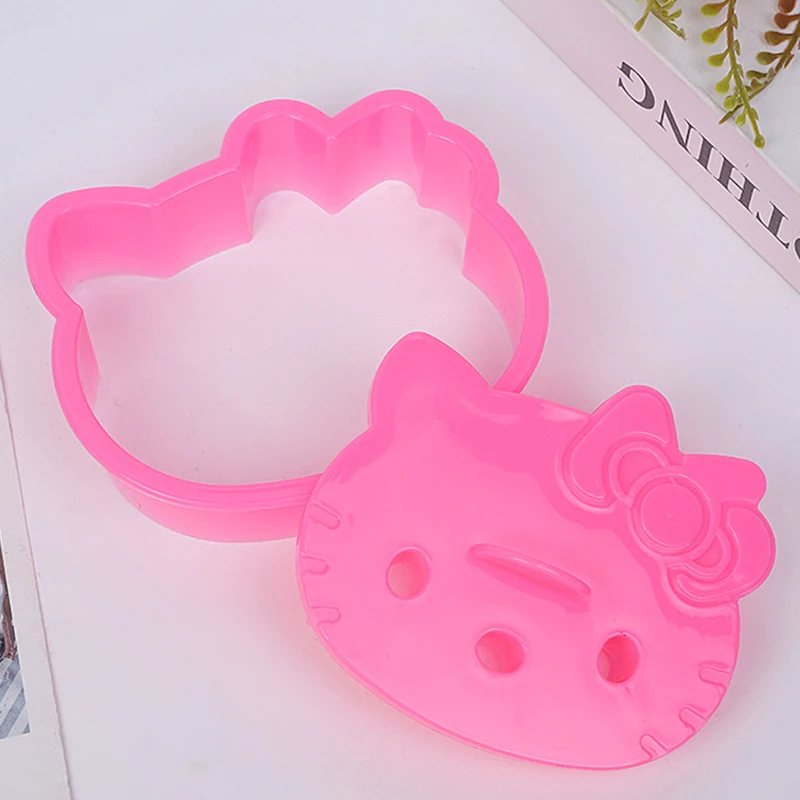 Sanrios Baking Accessories Anime Figure HelloKitty Silicone Cake Molds Cute Kitty Cat Ice Pop Cube Maker Ice Tray Popsicle Mould