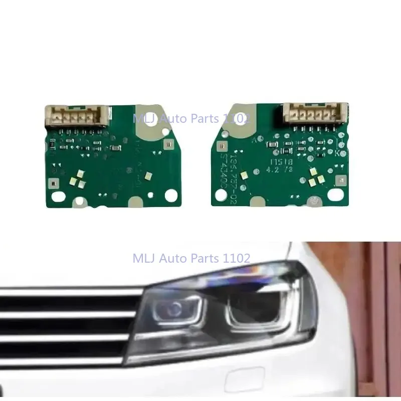 

For 2015 2016 2017 VW Touareg Headlight 196 757 01 196 757 02 19675701 19675702 White Daytime Running Light DRL LED Chip Board