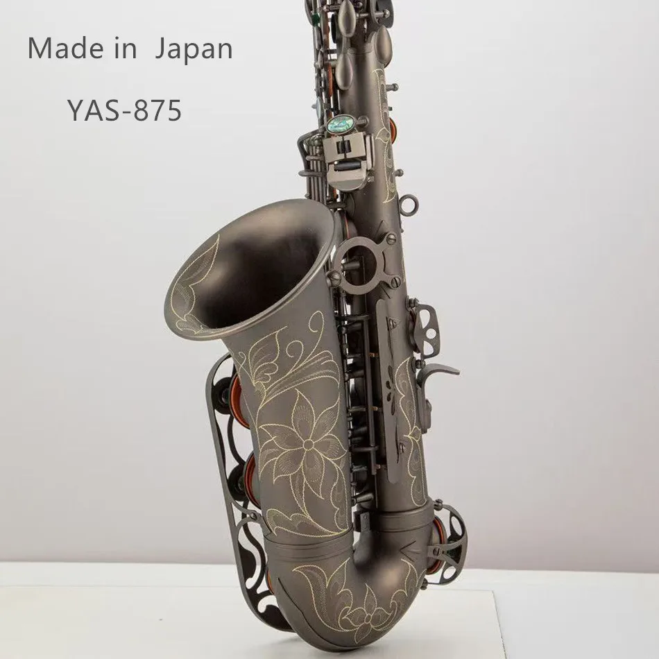 Saxofone Alto Popular Com Case, Sax E, Instrumento Musical, Alta Qualidade, Todos Os Acessórios, YAS-875EX