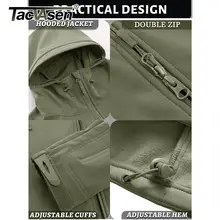 Waterproof Fleece Jacket Men #4