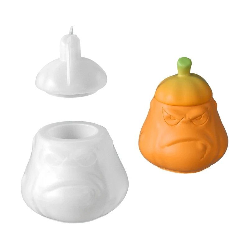 Gourd Storage Jar Casting Molds with Separate Body and Lid Forms JOMD