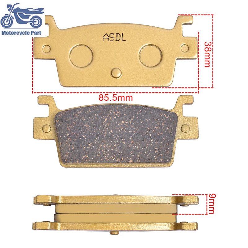 

Motorcycle Rear Brake Pads For KYMCO AK300I 2019-2020 AK550 2017-2021 AK300 AK 300 I 550
