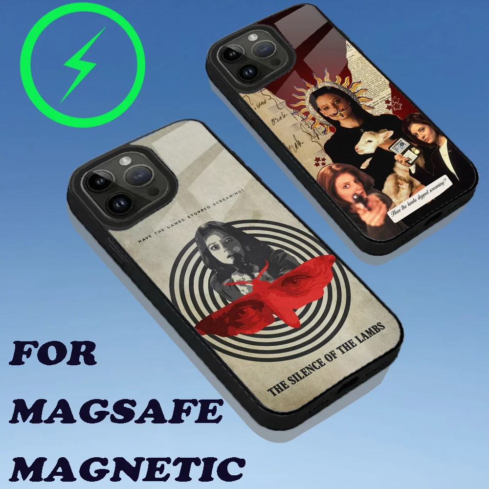 Movie The Silence Of the Lambs Phone Case For iPhone 16,15,14,13,12,11,Plus,Pro,Max Mini Magsafe Magnetic Wireless Charging