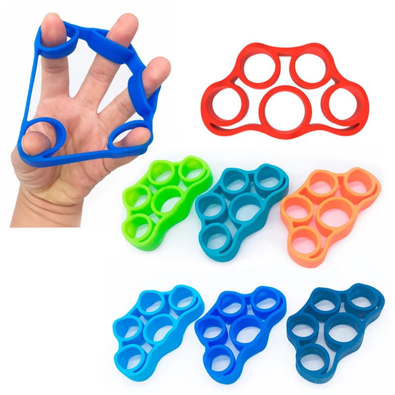 3PCS Finger Exerciser Silicone Hand Gripper Relaxing Occupational Therapy Toys For Kids And Adults Juegos Antiestres Y Ansiedad