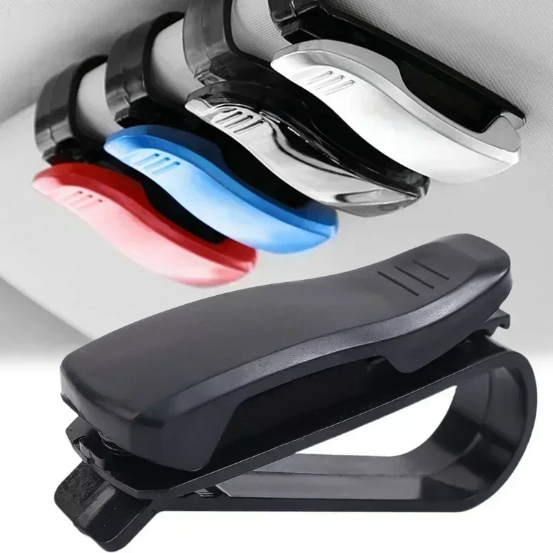 1PCS Car Sun Visor Glasses Clip Card Ticket Holder Fastener Sunglasses Holder Universal Automobile Glasses Accessories