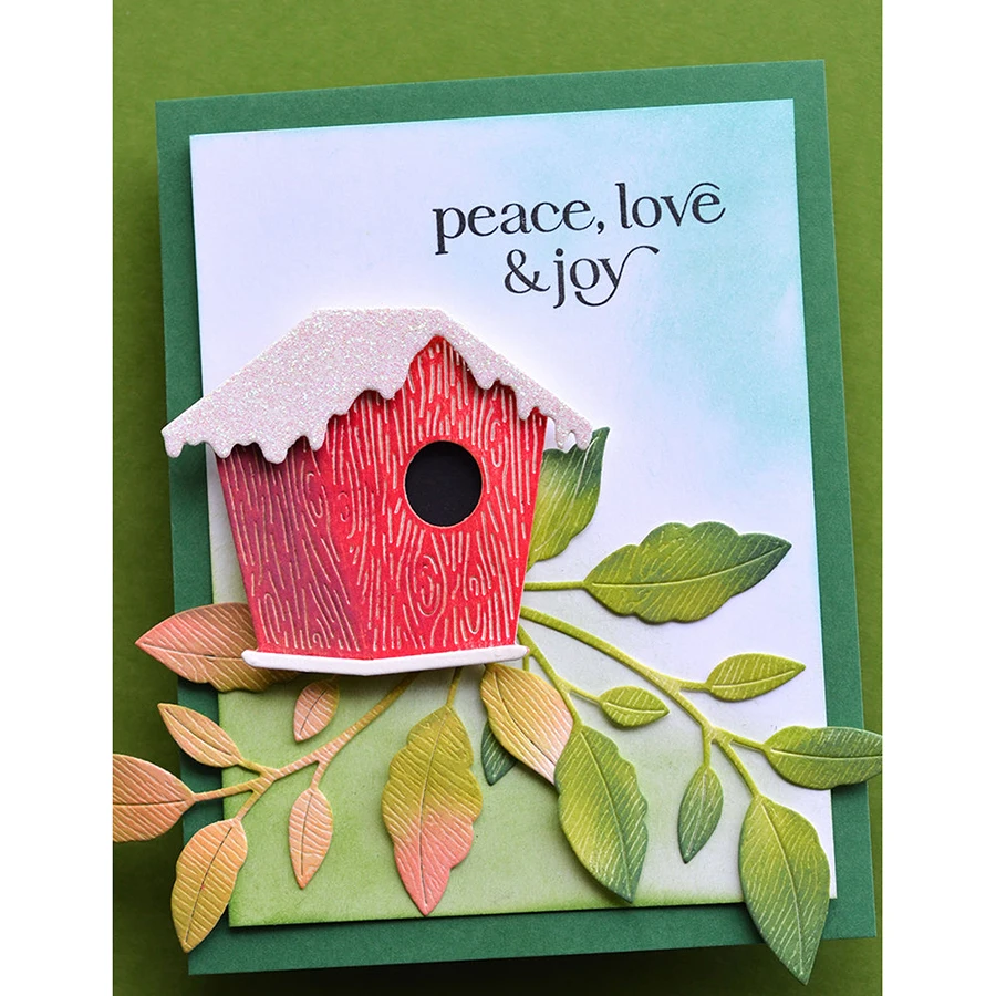 Lucky Goddess Metal Cutting Dies Bird House Diy Scrapbooking Photo Album Decorative Embossing Paper Card Crafts