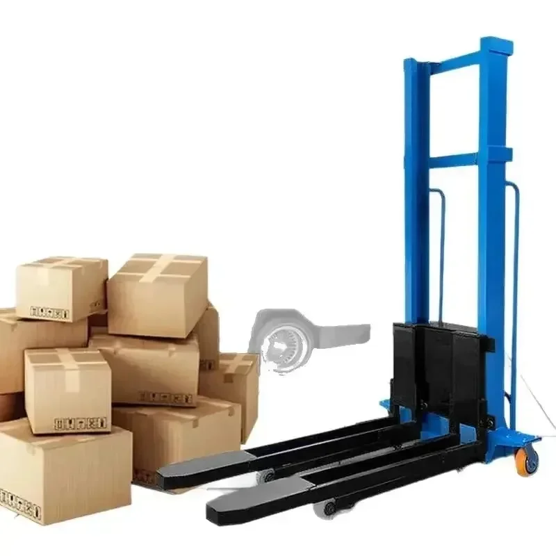 Electric truck-mounted forklift 1 ton portable stacking height remote control forklift loading and unloading automatic loading