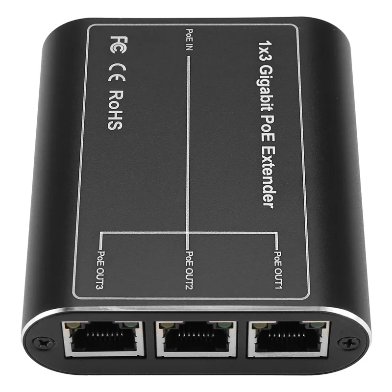 IEEE802.3Af/At 30W Network Poe Signal Gigabit Poe Extender Ethernet Repeater For Security Systems Camera-N34R