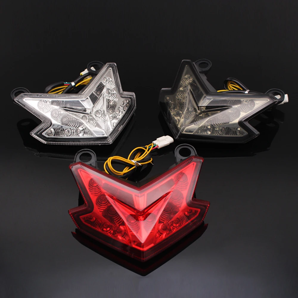 LED Tail Brake Light Turn Signal For KAWASAKI Z125/PRO 2016-2019, Z800/ NINJA ZX-6R 2013-2018 Motorcycle Integrated Blinker Lamp view 3