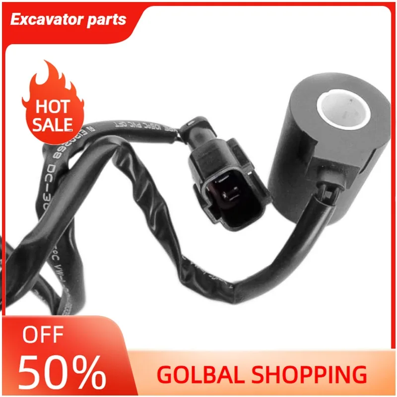 

[Запчасти для автозапчастей] Электромагнитная катушка экскаватора 6D102 для 20Y-60-32120 [просто заменить]