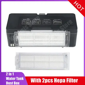 2 v 1 nádržka na vodu a prachový box pro Xiaomi Mijia Mi Robot Vacuum Mop Pro STYTJ02YM MVXVC01-JG Robot Vacuum Cleaner Náhradní díly a příslušenství 12 nejlepší prodej Robotický vysavač Xiaomi Mi Mop 2 Ultra - №11