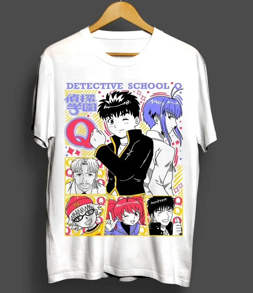 Detective School Q T-Shirt Funny Mom Girl Anime Kawaii waifu Shirt Tee All Size