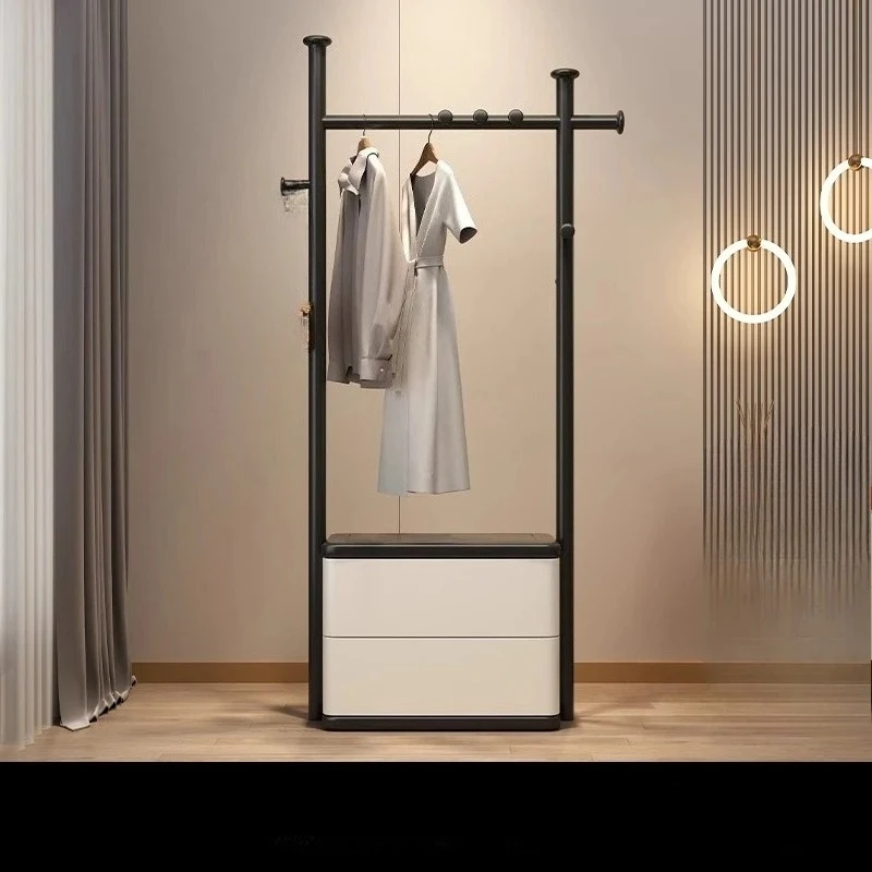 

New Chinese-style solid wood coat rack, bedroom floor-to-ceiling simple ash wood , fashionable and high-end