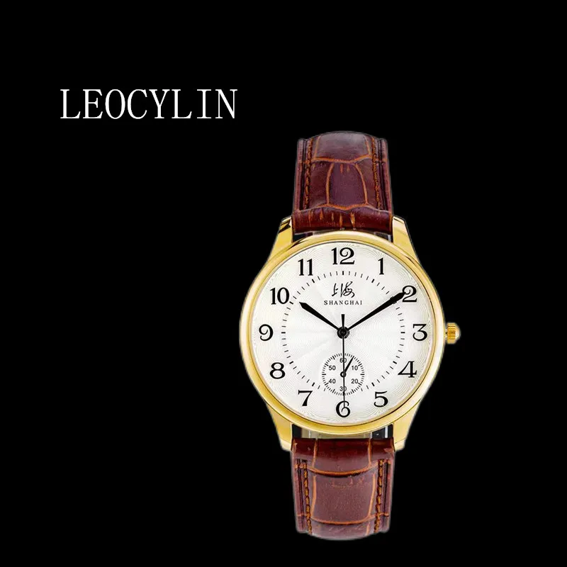 

LEOCYLIN Shanghai original quartz watch fashion Simplicity waterproof for men Wristwatches stainless steel Relogio Masculino