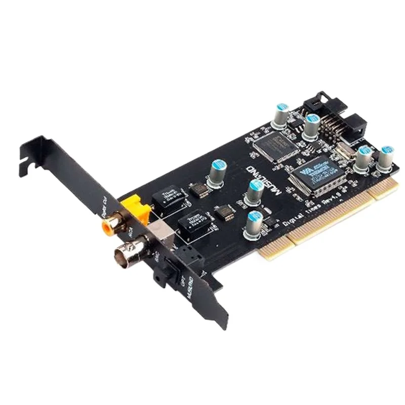 For Times Optical Fiber Coaxial 2.0 Music Ear Amplifier Game Sound Card