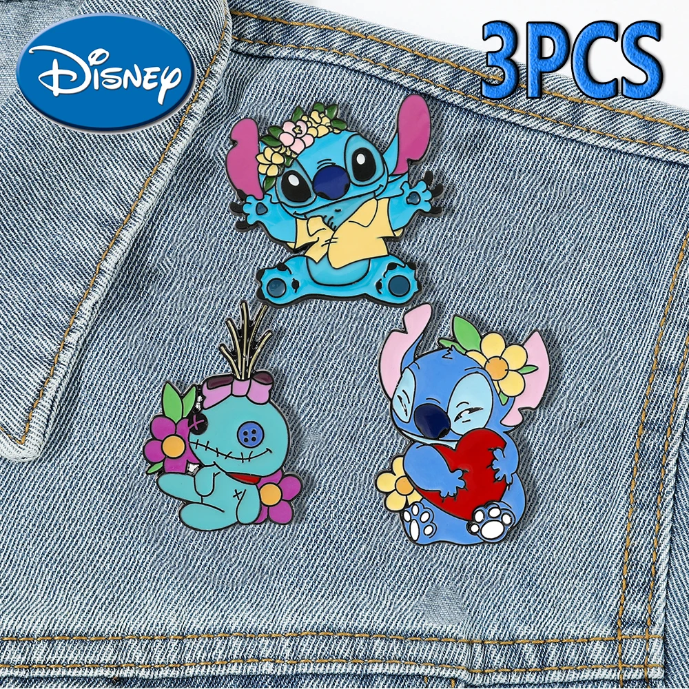 Épingle en émail de couronne de point de Disney de créativité, badge de revers en métal de bande dessinée mignonne pour la décoration de sac à dos, broche, clé de bijoux, cadeaux de JOJ