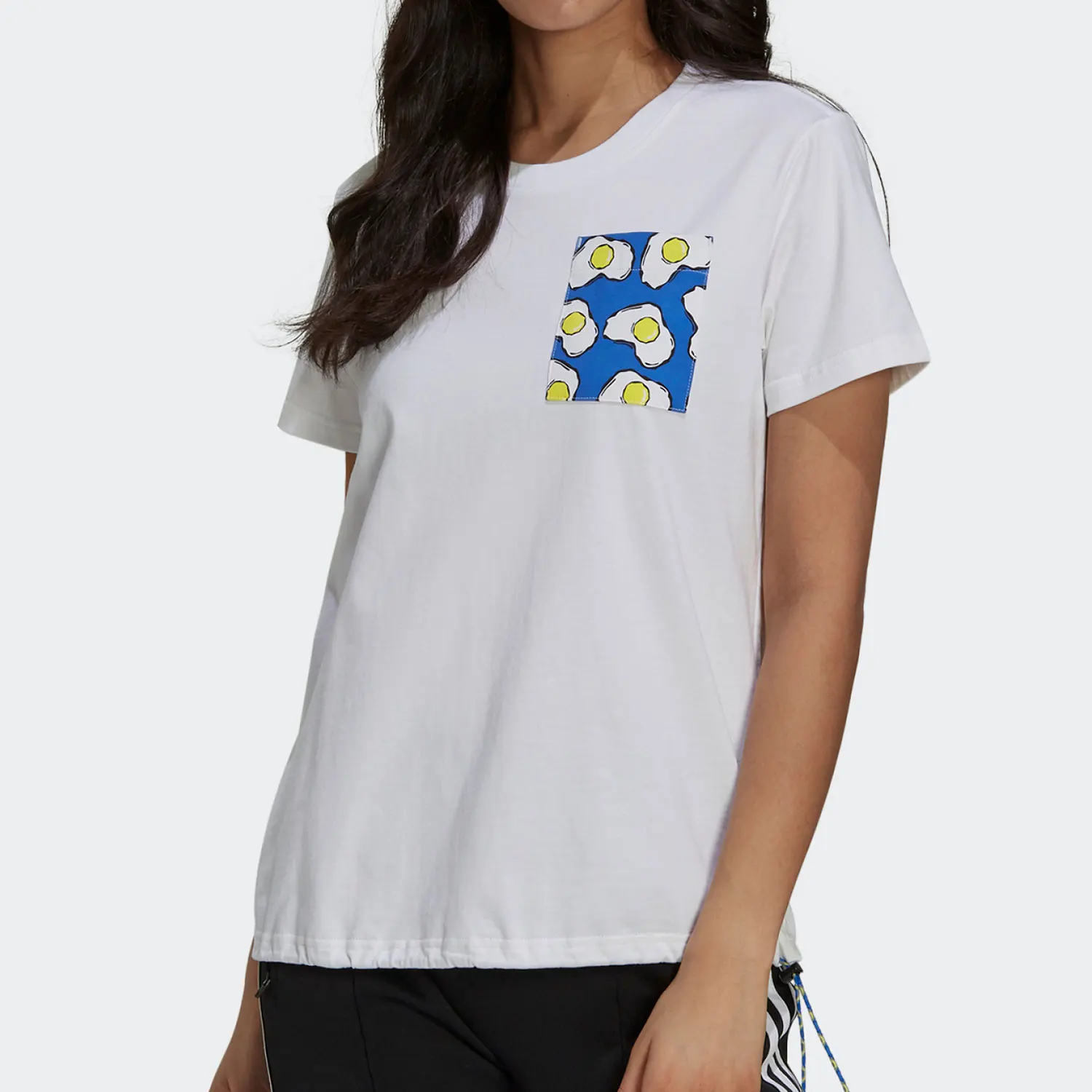 

Женская футболка Adidas Originals Three-Leaf Clover ARTIST с принтом Egg Pocket HA4709