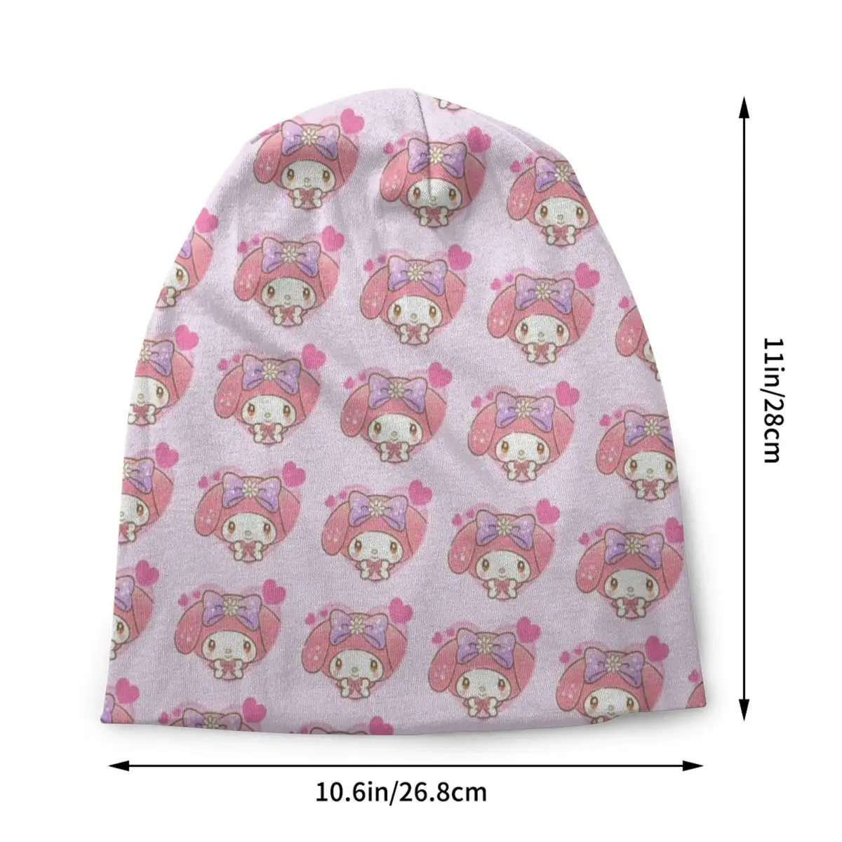 الرسوم المتحركة المخصصة ميلودي بونيه القبعات الشارع متماسكة قبعة للرجال النساء شتاء دافئ Skullies Beanies قبعات