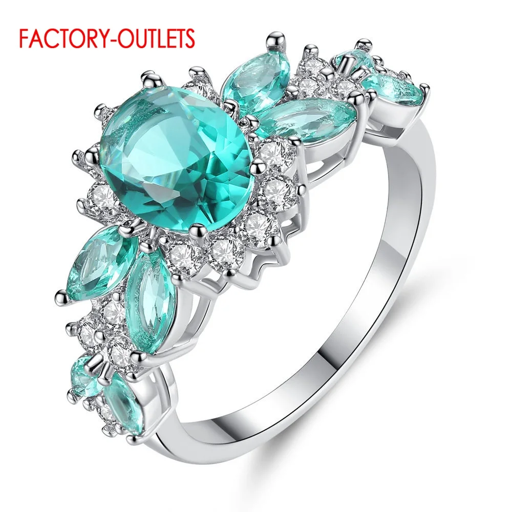 High Quality Sparkling CZ Finger Rings Original 925 Sterling Silver Ring For Women Shiny Female Fashion Jewelry Drop Shipping
