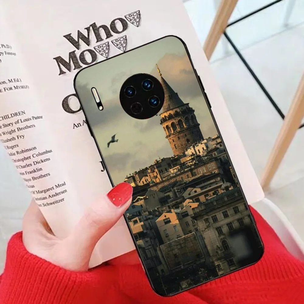 Turkey Istanbul Scenery Phone Case For Huawei Mate 10 20 30 40 50 lite pro Nova 3 3i 5 6 SE 7 pro 7SE