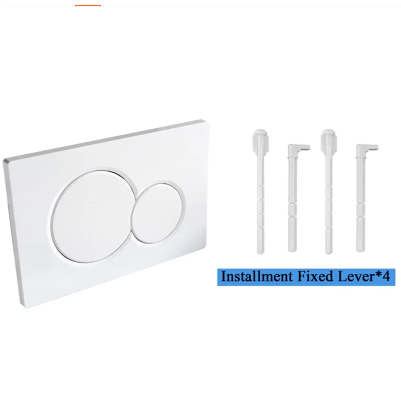 Dual Flush WC Plate Compatible with Geberit Sigma 01 Panel, Black，Gold, silver, Flushing Lever Kit & Frame, Cistern Toilet Parts