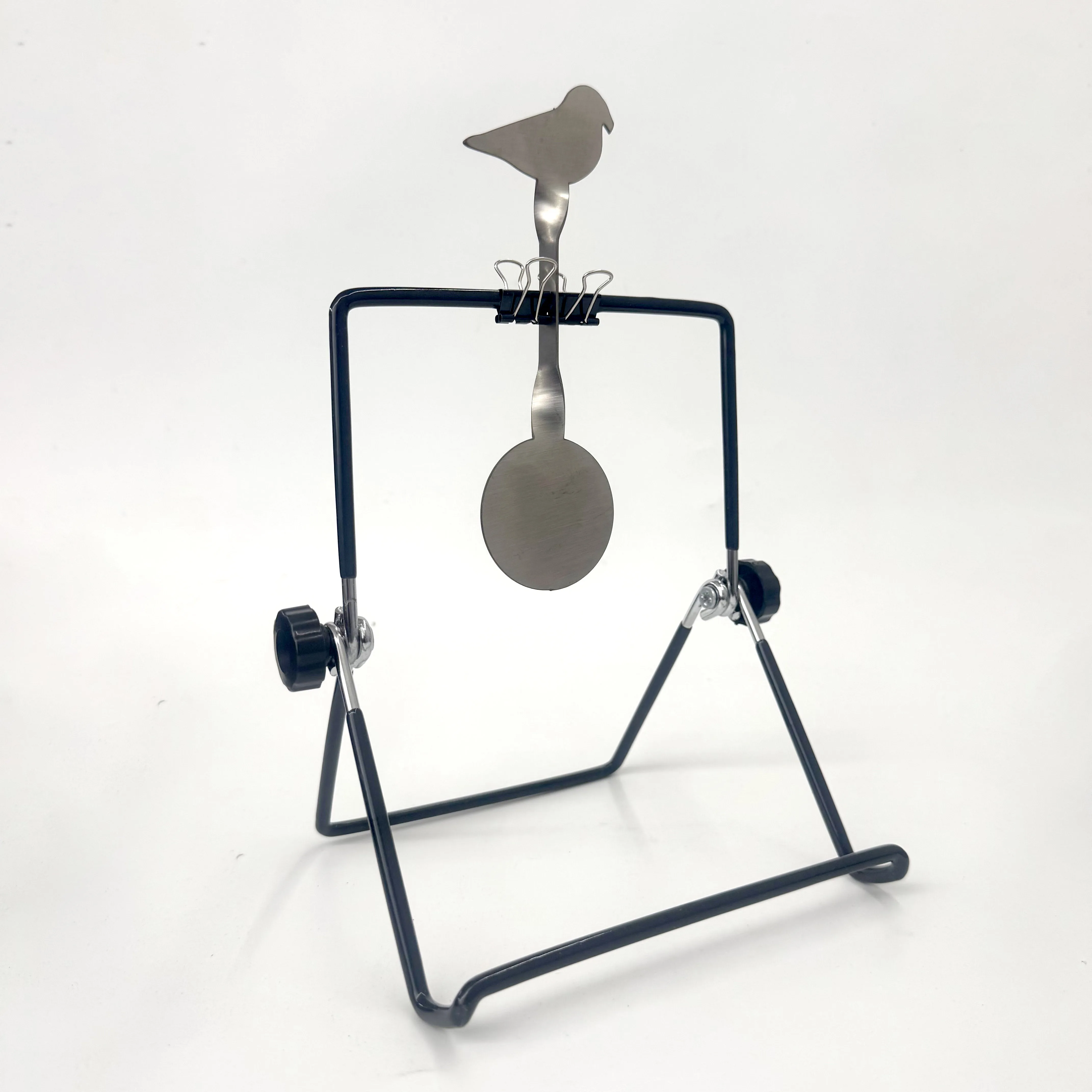 360 °   회전식 타겟 두꺼운 금속 자동 리셋 훈련용 타겟 실내 및 실외 에어소프트/소프트 총알 사격 액세서리