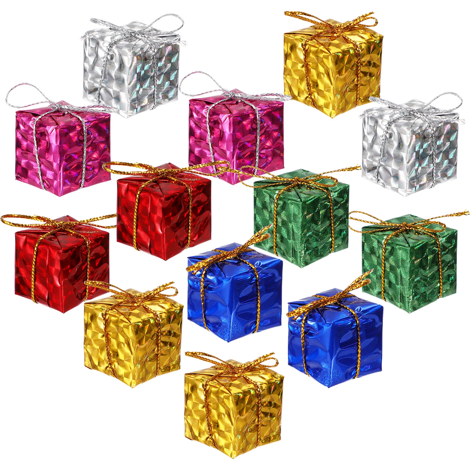 

Christmas Decorations Tree Gift Pack Wreaths Hanging Decorative Pendant Gold Garland