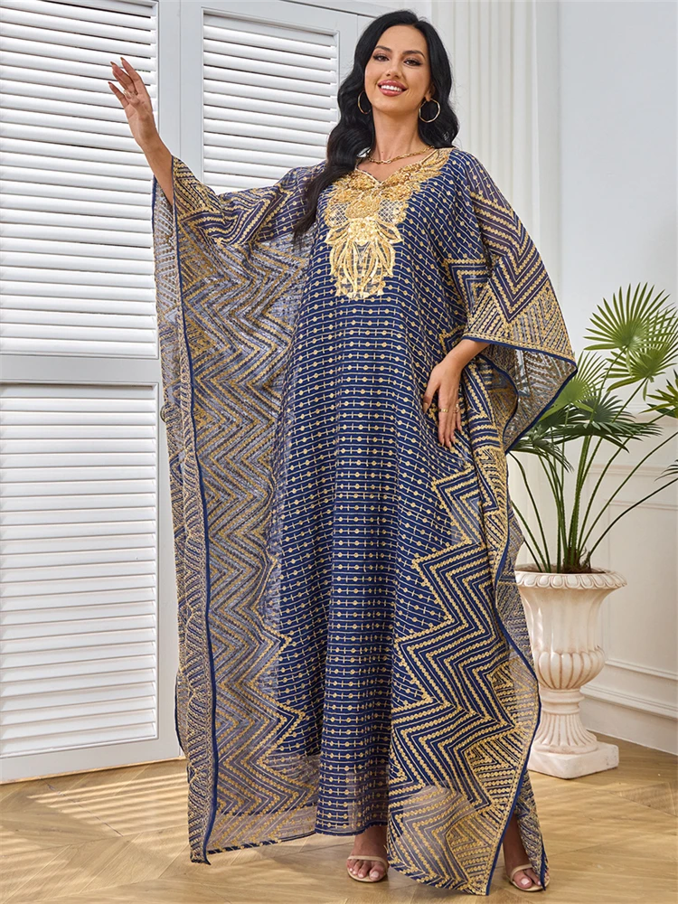 

Женское платье Абая с вышивкой, вырезом из бисера и расклешенной юбкой, комплект из двух предметов