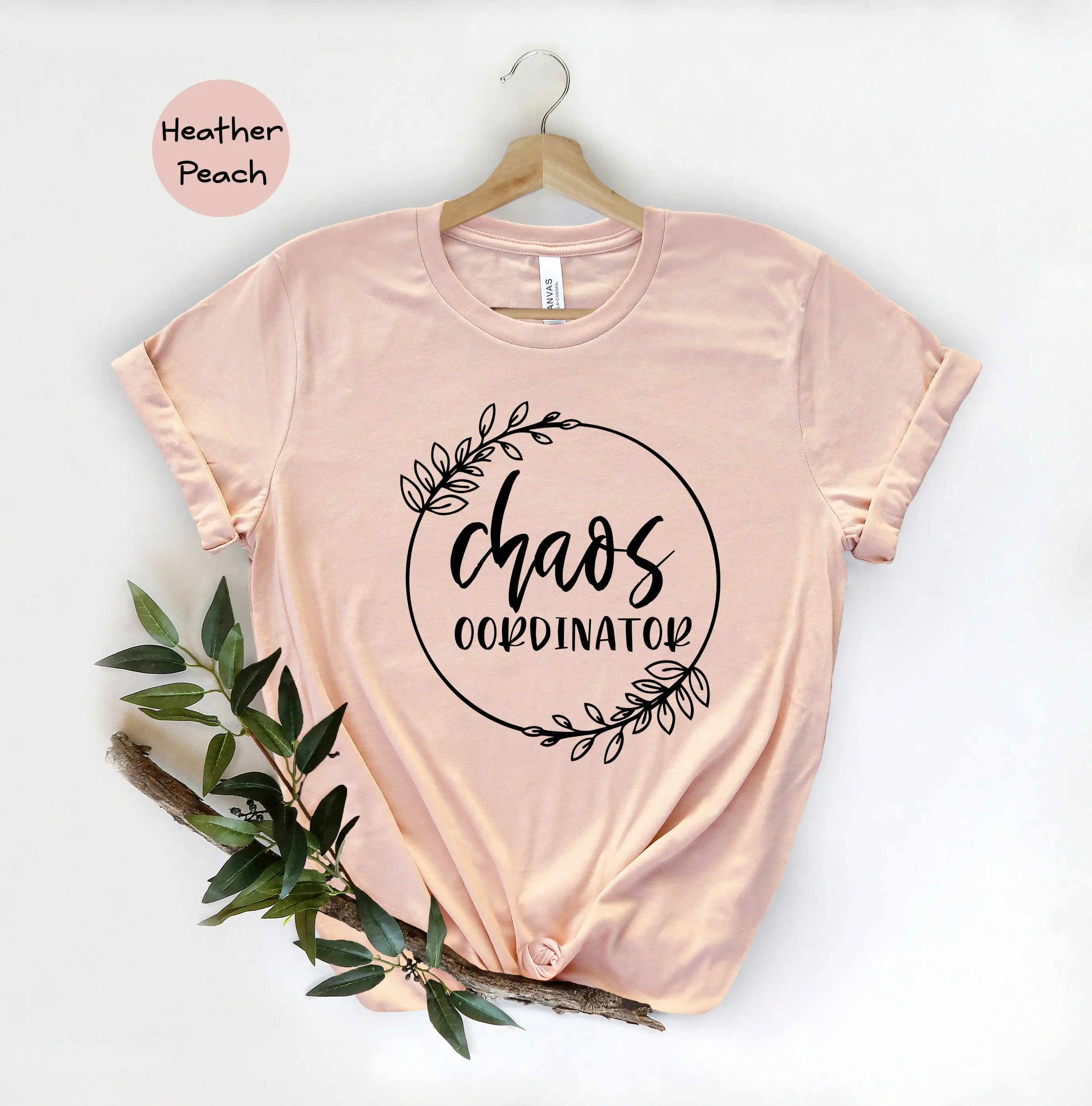 Chaos Coordinator T Shirt Mom Life Funny for Teacher