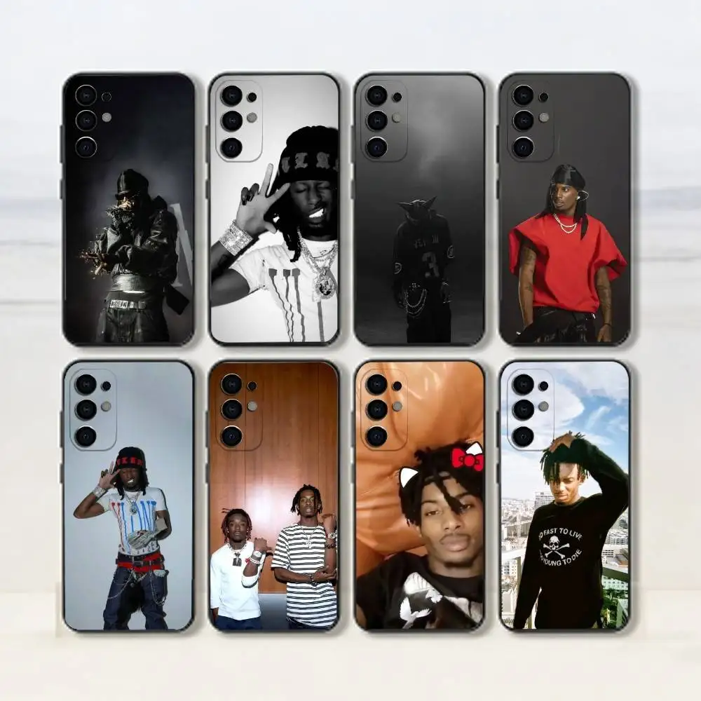 

P-Playboi C-Carti-Rapper-Music Phone Case Black Silicone Soft For Samsung S25,S24,S21,S22,S23,S30,Ultra,S20,Plus,Fe,Lite