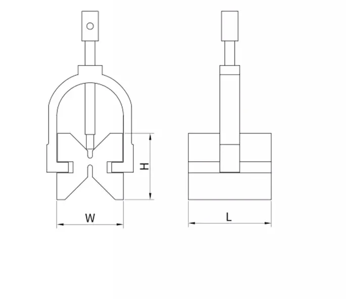 High Precision Machinist Blocks Clamp Tool V Block Clamp Set Measuring Tool