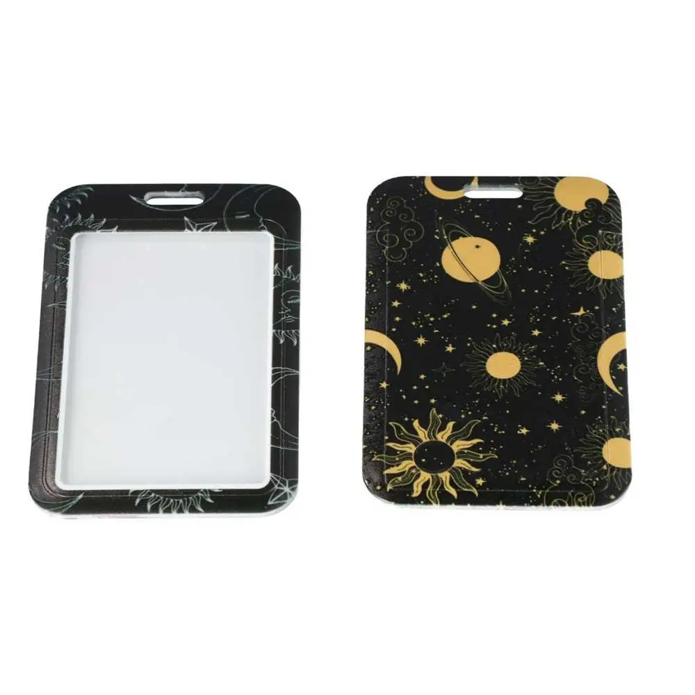 

Supply Cute Stars Lanyard Card Holder Sun and Moon Phone Lanyard Badge Holder ID Card Holder Hanging Rope Phone Neck Strap
