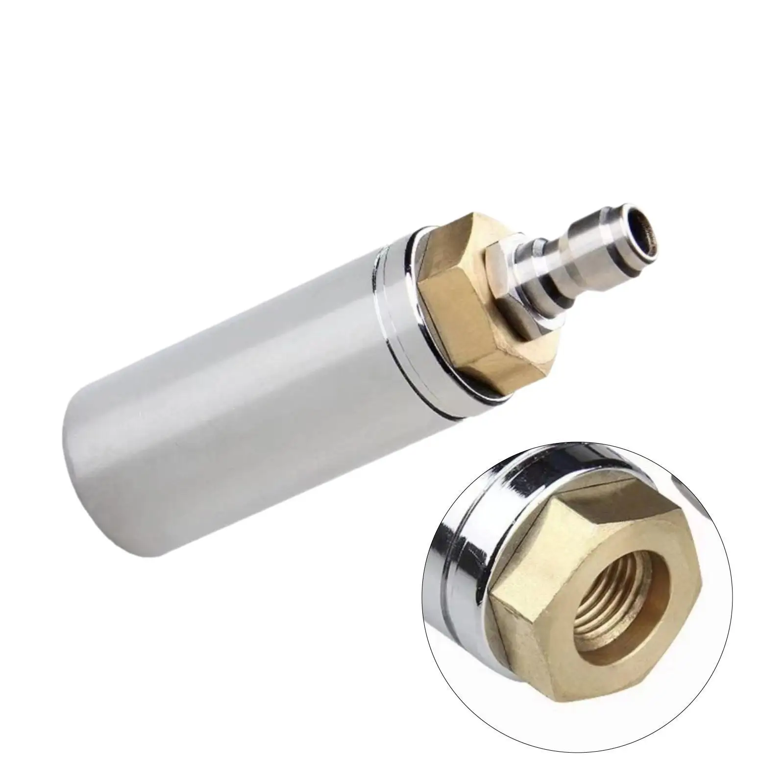 

Nozzle Pressure Washer Compact Multifunctional 1.24mm Water Outlet Dia Accessory for Brick Wash Car Concrete Driveway Patio