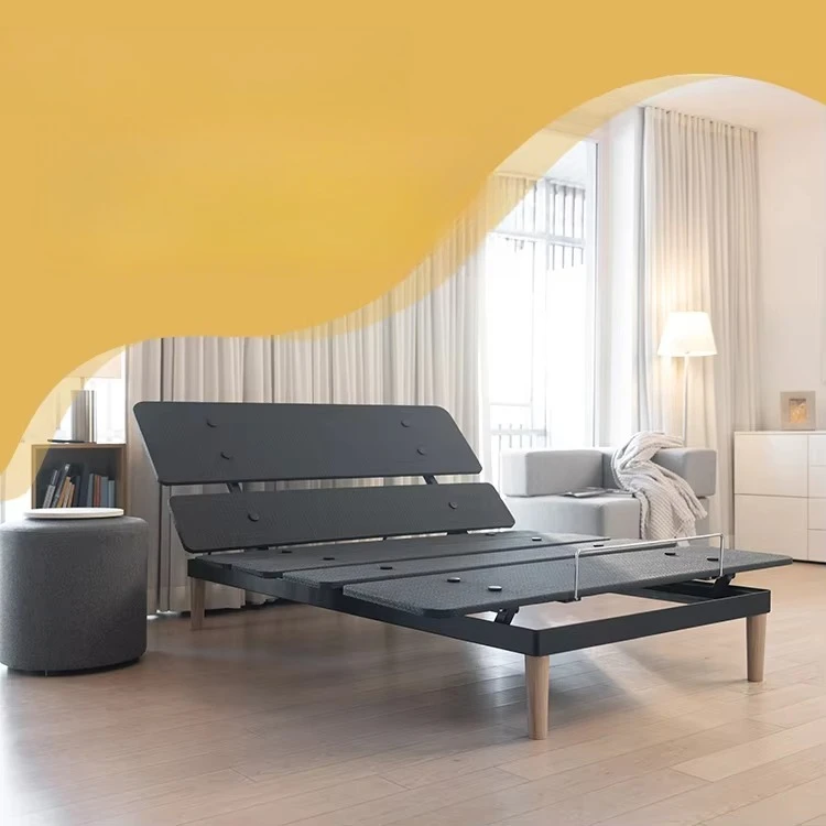 Free Fall Design Bed Frame Base Folding and Expansion Wireless Remote Control Adjus Bed Frame