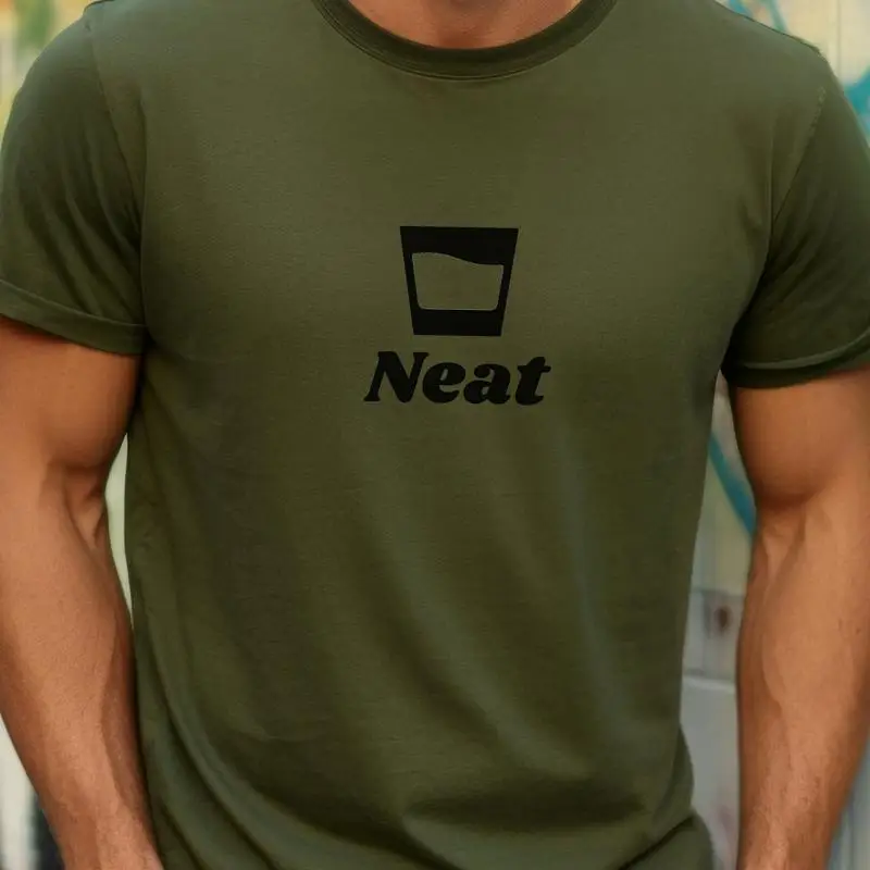 

Neat T Shirt Drinking for Whiskey Lovers Bourbon Scotch