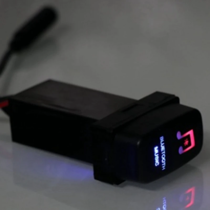 ABQB-Car Bluetooth Music Adapter Module Panel Installation AUX Output Use For Asx Lancer Outlander Pajero Fortis