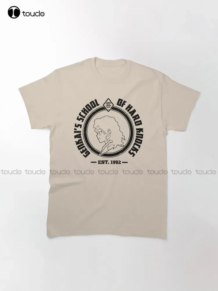 Genkai'S School Of Hard Knocks | Black And White Yuyu Hakusho T-Shirt Custom Aldult Teen Unisex Digital Printing Tee Shirts
