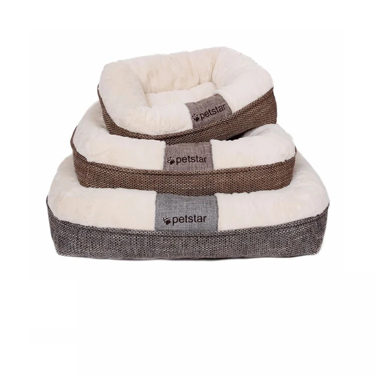 Factory wholesale warm relaxing dog thick line bed