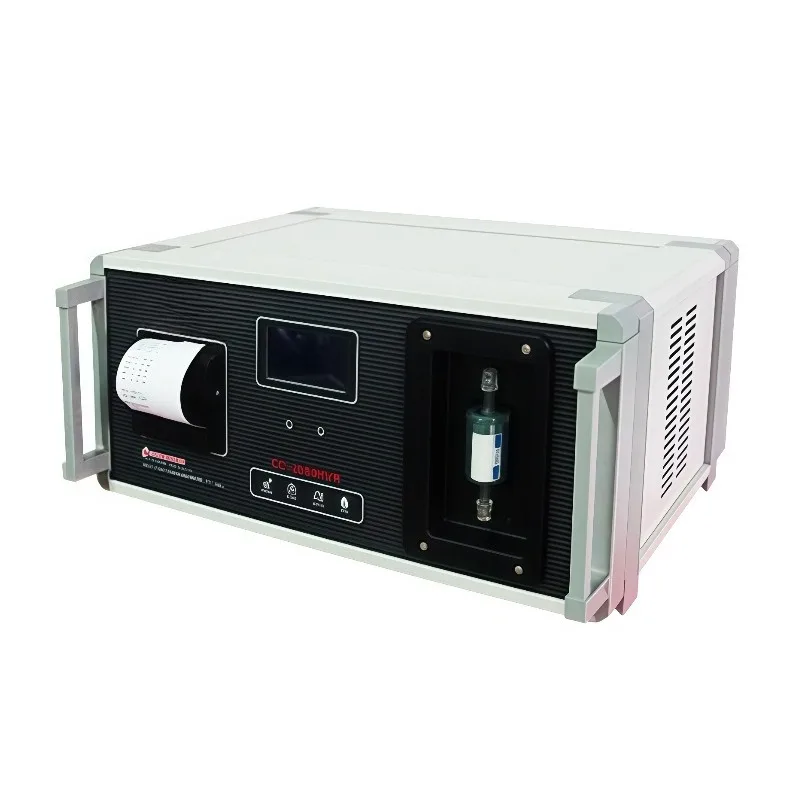 Air conditioner refrigerant detection analyzer, refrigerant discriminator