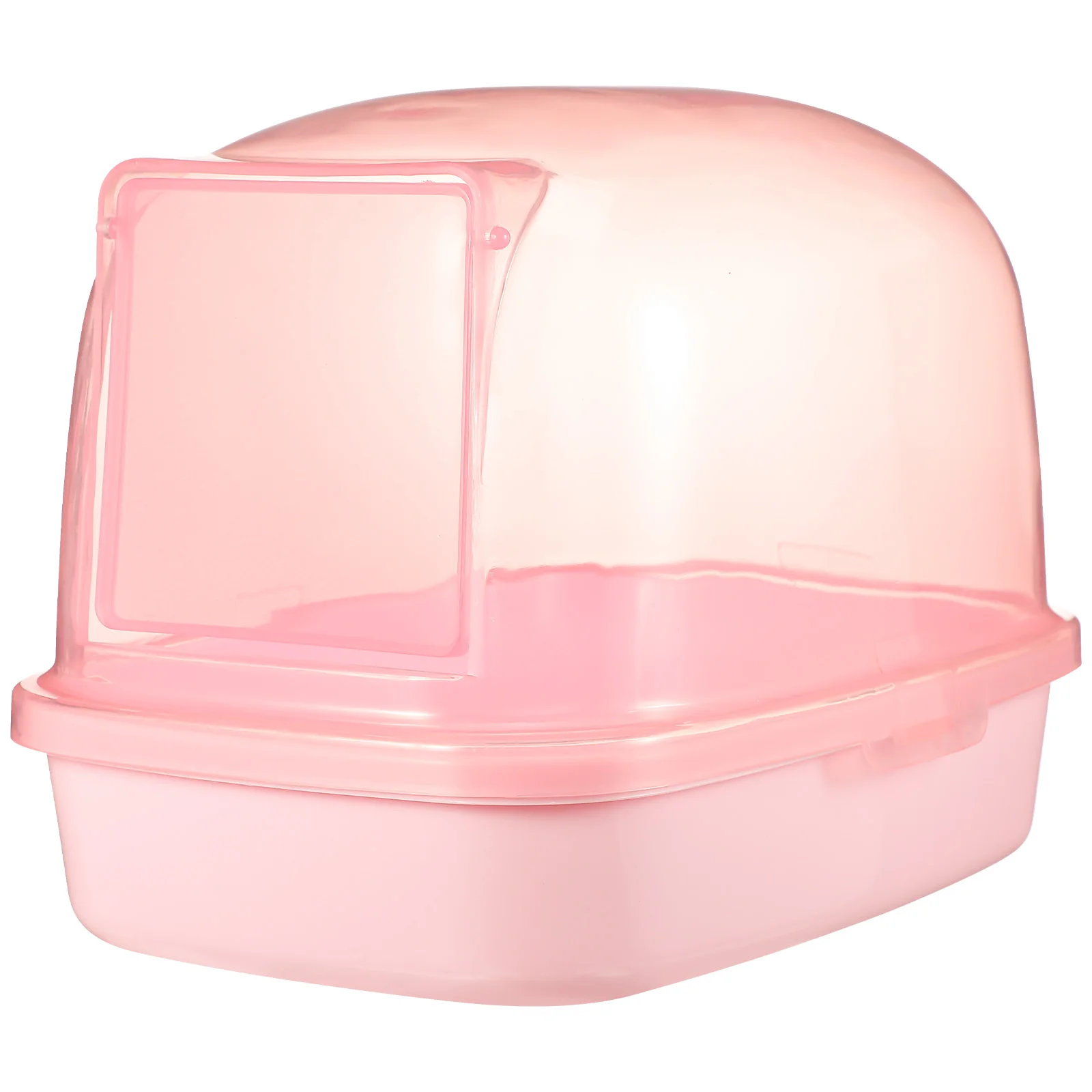 

Small Pet Sand Bath Container Plastic Hamster Bathroom for Chinchilla Guinea Pig Rat Gerbil Reusable Bathtub Cage Accessory