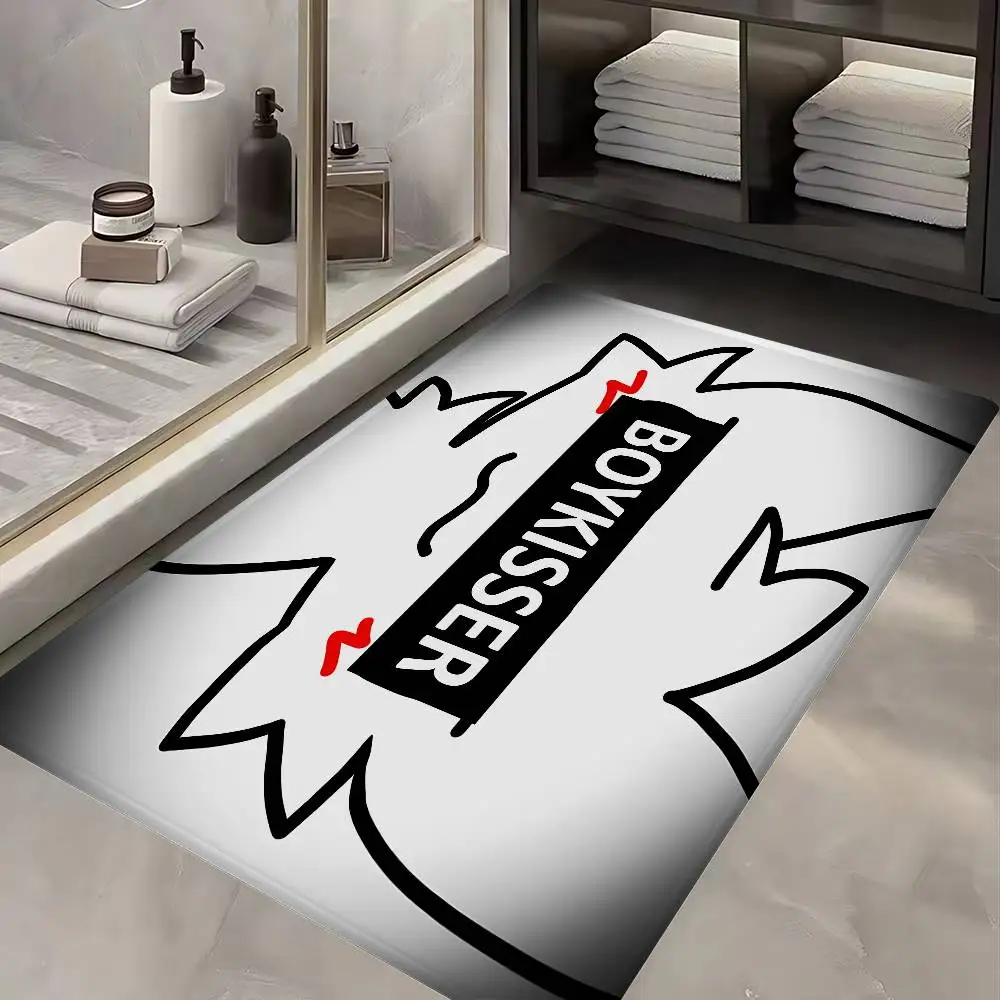 Horror Game E-ESCAPE FROM BOYKISSER Door Mat Nordic Style Bedroom Living Room Doormat Home Balcony Anti-Slip Alfombra
