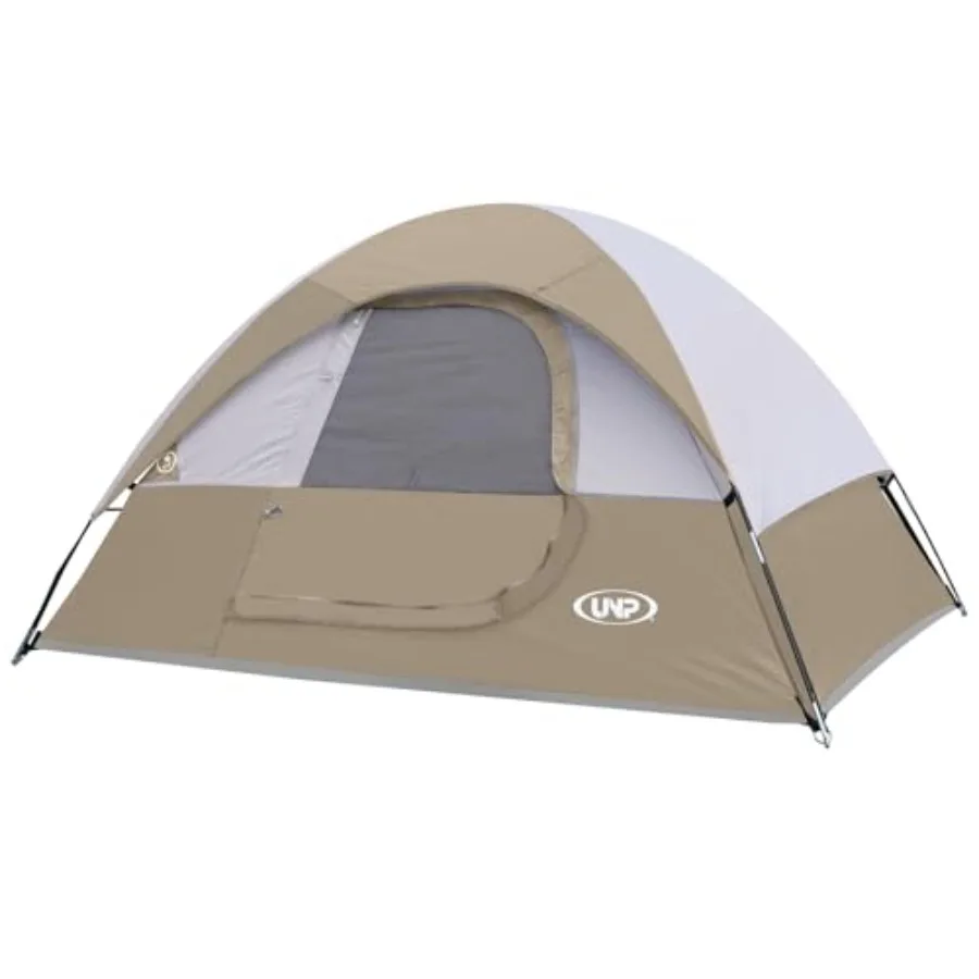 

Camping Tent 2-4 Person Waterproof Windproof Tent with Rainfly Easy Set up - Portable Dome Tents for Outdoor Adventures in Rain