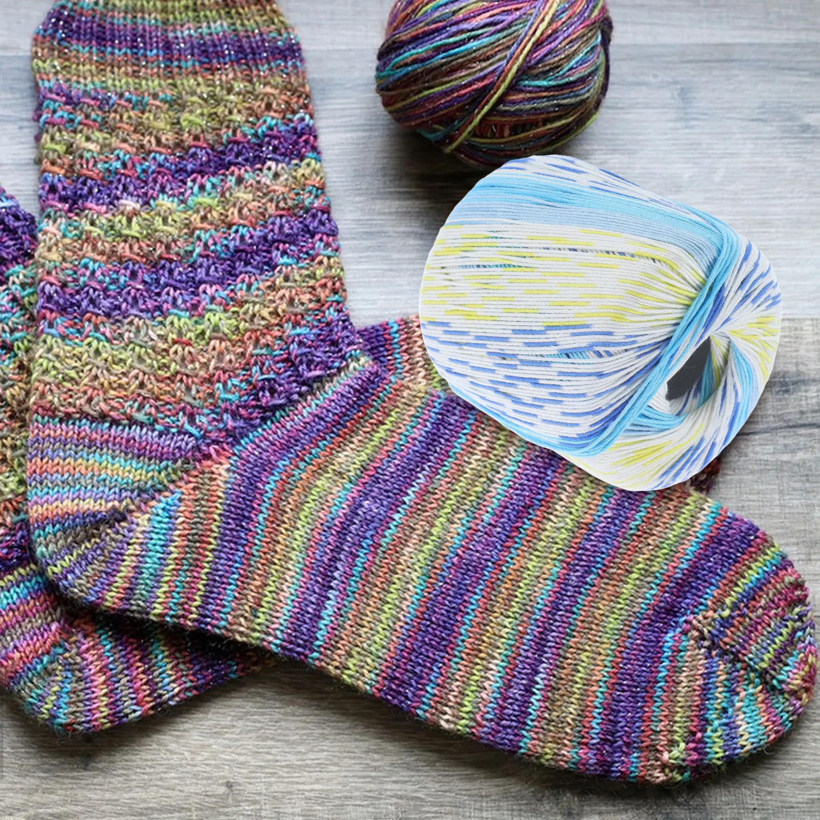 Soft Cotton Crochet Yarn Vibrant Colors Smooth Texture for DIY Hand Knitting Projects Scarves Blankets Embroidery Yarn