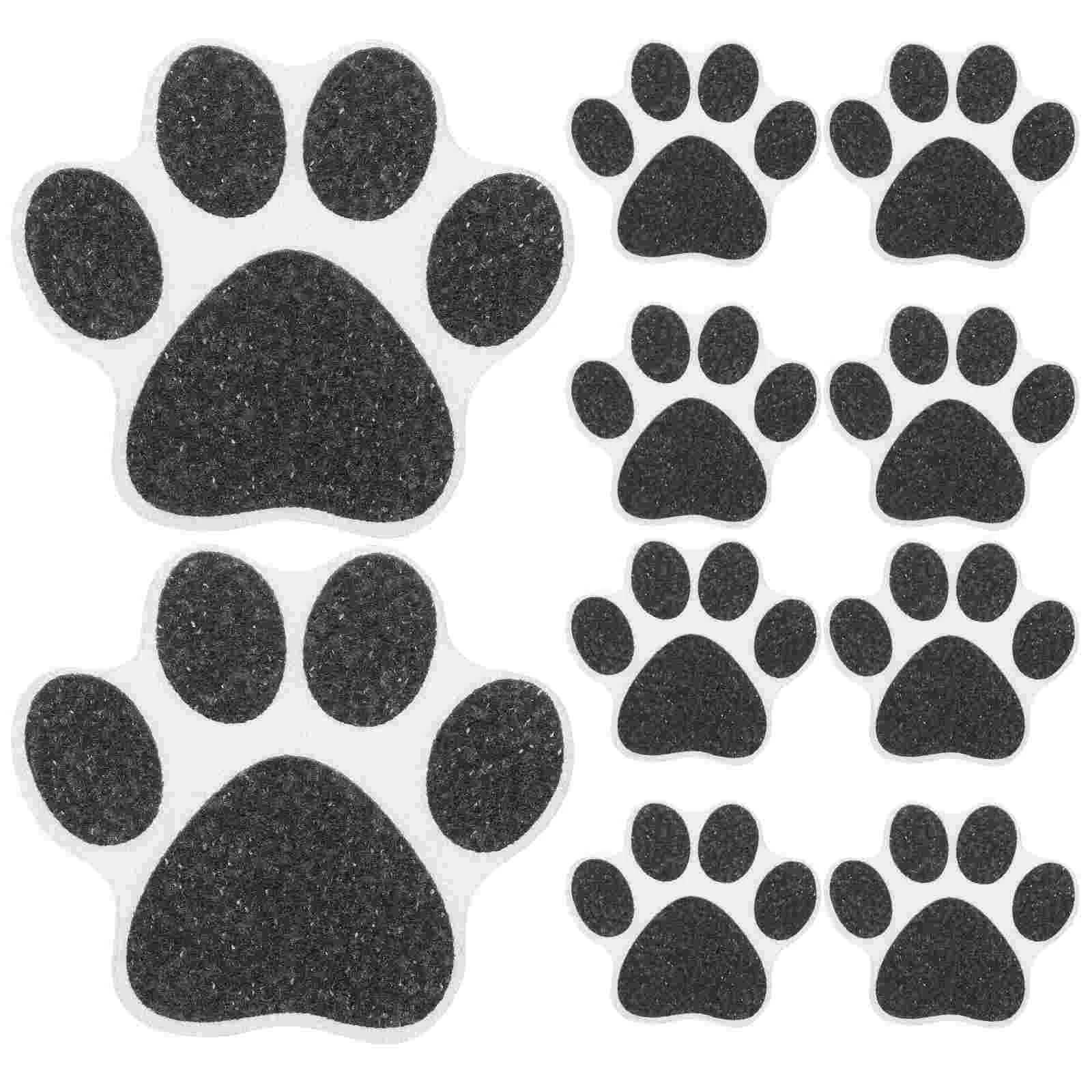 Floor Adhesive Paw Decals Footprint Anti-slip Stickers Home Decor Bathtub Grips Non