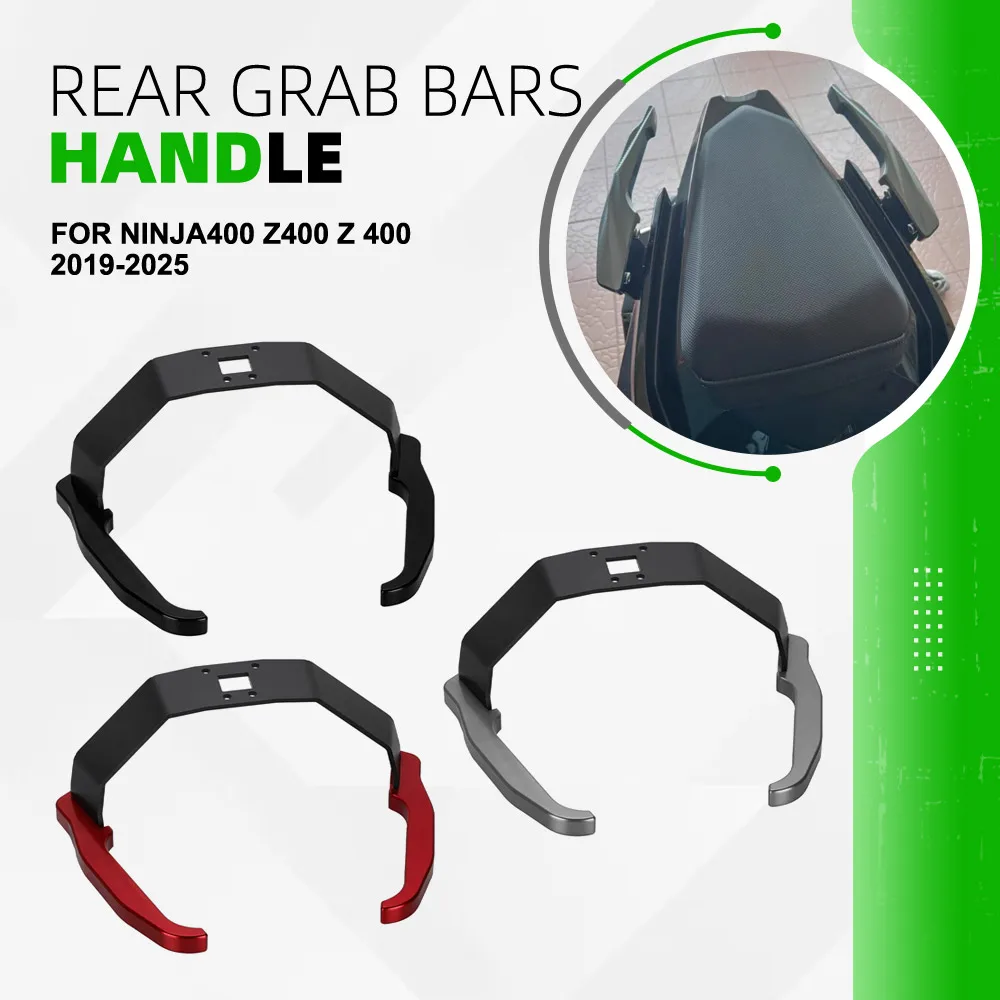 

For KAWASAKI Ninja400 Z400 Z 400 2019-2021 2022 2023 2024 2025 Motorcycle Accessories Rear Passenger Seat Armrest Fixing Bracket