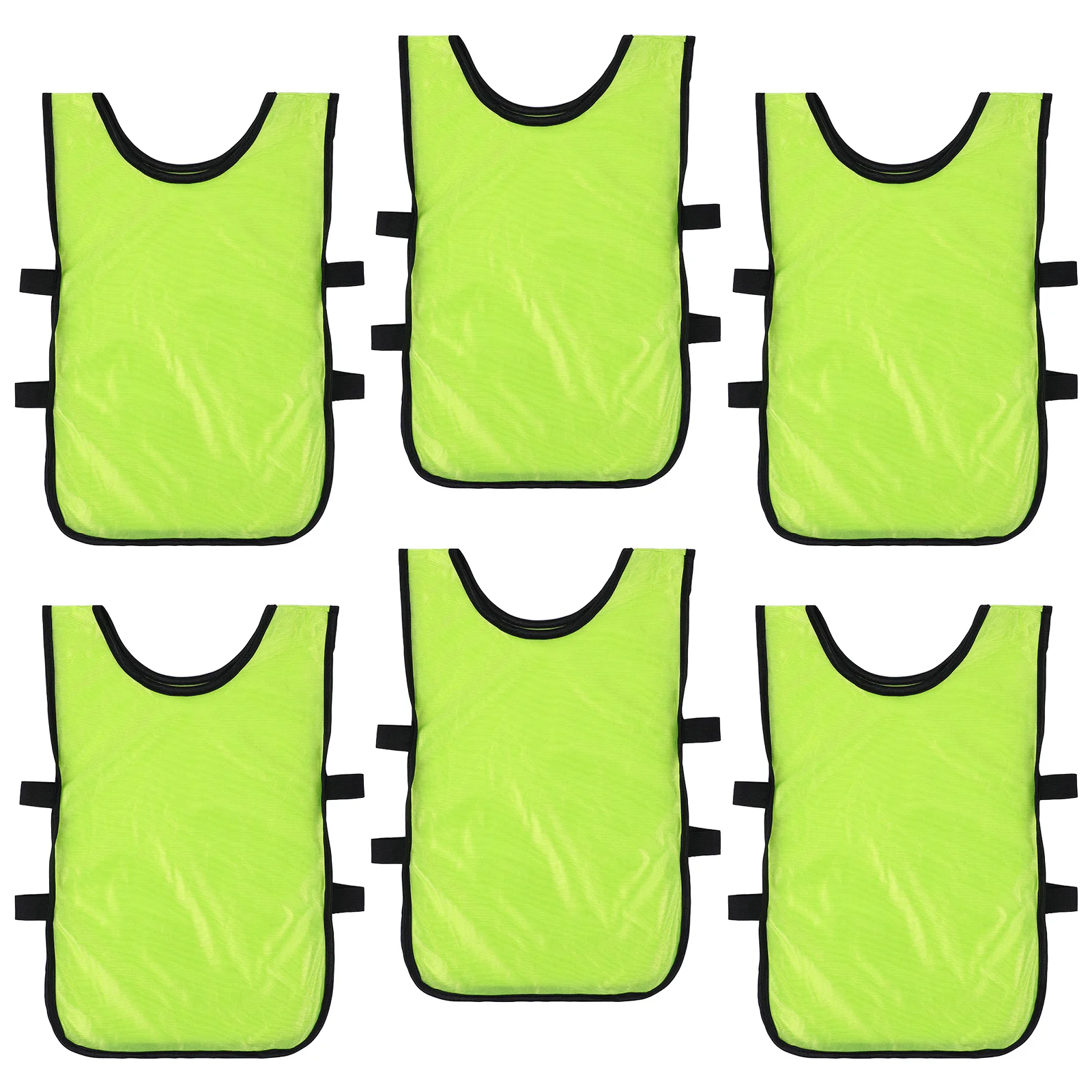 

Soccer Training Vest 6pcs Set Breathable Scrimmage Pinnies for Football Basketball Cricket Sportswear Practice Waistcoat